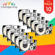 10PCS XR-9X Black on White XR-9WE Black on Clear 9mm Label Tape for Casio KL-60 KL-120 KL-70e KL-100e KL-100 KL-200 Label Maker 2024 - buy cheap