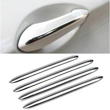 4pcs Car Styling Stainless Steel Titanium Door Handle Cover Molding Strip Trim Cover Stickers for BMW 5/7 Series GT F01 F10 F07 2024 - buy cheap