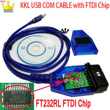 FTDI Chip VAG 409-1 Vag- Com vag 409 kkl OBD2 USB Cable OBD Scanner Scan Tool Interface For Audi /Seat /VW /Skoda KKL 409 CABLE 2024 - buy cheap