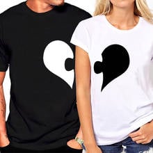 Summer T Shirt Women Print Funny Couple T-shirt Short Sleeve T-shirt for Lovers Hip Hop Fashion Camisetas Couple Clothes 2024 - buy cheap