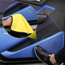 6Pcs Carbon Fiber Anti-kick Pad Door Protective Pad Modification Parts Dedicated For Toyota C-HR CHR 2017 2018 2019 Interior 2024 - buy cheap