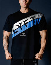 Japan&UK Summer Fitness Sport Running Man Cotton Short Sleeve T-shirt Gym Training Men Muscle Fitness T Shirt Tees Tops 2024 - buy cheap