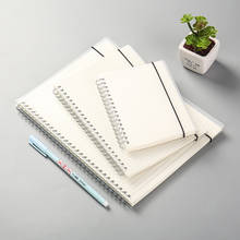 Notebook espiral a5 a6 b5, capa simples pp, transparente, linha fosca, grade, bloco de notas, diário, planejador, notebook 2024 - compre barato