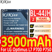 Batería de gran potencia de 3900mAh, BL-44JH para LG Optimus L7, P700, P750, p705, MS770, E440, E460, E455, BL 44JH 2024 - compra barato