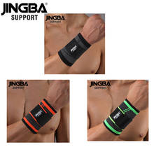 JINGBA SUPPORT 3D Weaving Pressurized Straps Fitness Wristband Crossfit Gym Powerlifting Wrist Support Brace Bandage Hand Wraps 2024 - buy cheap