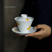 WIZAMONY-TETERA esmaltada de hierba y madera, juego de té chino Tay artístico de cerámica de 230ml, tetera antigua de arcilla T de porcelana 2024 - compra barato