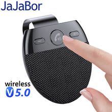 JaJaBor-kit de manos libres con Bluetooth 5,0, receptor de Audio inalámbrico con Clip para visera solar, altavoz, reproductor MP3, sonido estéreo 2024 - compra barato