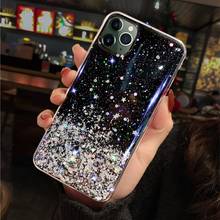 Fashion Bling Glitter Case for iPhone 12 11 Pro Max Mini X XR XS MAX SE 2020 Soft Silicone Sequins Cover for iPhone 7 8 6S Plus 2024 - compre barato
