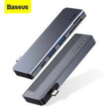 Baseus USB C HUB Type-c to Multi Ports USB 3.0 USB3.0 Type C Power Adapter USB-C HUB Splitter Dock For Macbook Pro Air USBC HAB 2024 - buy cheap