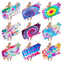 Bandhnu Printed Beach Towel for Adult Quick Drying Swimming Surf Shower Towel Travel Yoga Beach Blanket 150*75cm 2024 - buy cheap