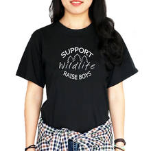 Camiseta de manga corta de algodón con cuello redondo para mujer, ropa de moda divertida, holgada, de verano 2024 - compra barato