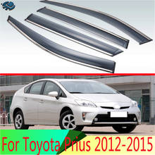 For Toyota Prius 2012-2015 ABS Plastic Window Wind Deflector Visor Rain/Sun Guard Vent 2024 - buy cheap