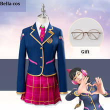 OW DVA cosplay costume Youth campus dress school uniiform Halloween costumes Anime clothes for women COS 2024 - buy cheap