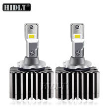 HIDLT 2021 New D1S Canbus LED Headlight Bulbs High Power CSP LED Chips 100W 6000K White D3S No Error Auto Headlamp LED Lights 2024 - buy cheap