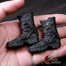 1/6 Black Soldiers Falcon Combat Boots Shoes With Joint For 12" Action Figures Model Doll Toy Model 2024 - buy cheap