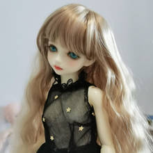 2021 New Style 1/3 1/4 1/6 1/8 Bjd Wig High Temperature Curly Bjd Fiber Hair MSD SD Yosd For BJD Doll Wig 2024 - buy cheap