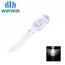 Luz LED blanca ultrabrillante, diodos de lámpara de 15000tempo, 5mm, 500 unids/paquete 2024 - compra barato