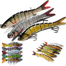 10cm 15.2g Wobblers Pike Fishing Lures Artificial Multi Jointed Sections Artificial Hard Bait Trolling Pike Carp Fishing Tools 2024 - buy cheap