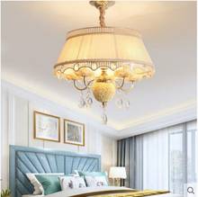 Nordic minimalist creative pink blue fabric E14 lamp bedroom living room bedside dining room children's room LED chandelier 2024 - buy cheap