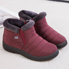 Botas de nieve impermeables para Mujer, zapatos de invierno, para mantener el calor, botines de talla grande 43, para invierno, 2019 2024 - compra barato