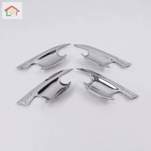 For Hyundai ix35 2018 2019 ABS Chrome Door Handle Bowl Cover Cup Cavity Trim Insert Catch Molding Garnish 2024 - buy cheap