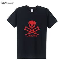 Camiseta de manga corta de algodón para hombres, camisetas de cráneo de OT-107, MTV Show, envío gratis 2024 - compra barato