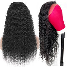 Human Hair Deep Wave Lace Front Wig For Black Women Jerry Kinky Curly Water Loose Wave With 4X4 13x4 Lace Closure Frontal Wigs 2024 - купить недорого