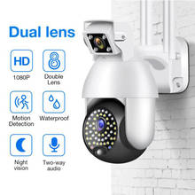 1080P 2MP Dual Lens WIFI IP AI CCTV Security Camera Wireless Outdoor Waterproof Home PTZ Full Color&IR Camera Motion Detection 2024 - buy cheap