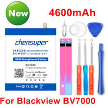 Chensuper-bateria 100% mah para rastreamento, 2 unidades, top marca 4600, blackview bv7000 bv7000 pro 2024 - compre barato