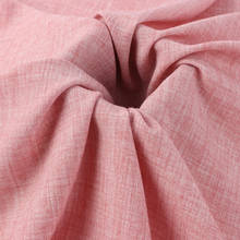Модная мягкая розовая эластичная льняная ткань для рубашек, белый, бежевый, красный, желтый, синий, измерительный 2024 - купить недорого