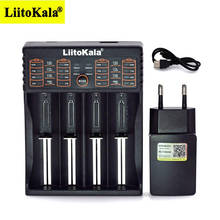2022 Liitokala Lii402 Lii202 Lii100 18650 Charger 1.2V 3.7V 3.2V AA 26650 NiMH li-ion battery Smart Charger 5V 2A EU/US/UK plug 2024 - buy cheap