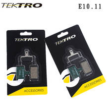 TEKTRO-revestimiento de freno de Metal E10.11 para bicicleta de montaña, pastillas de freno de disco hidráulicas originales, m355m395 2024 - compra barato