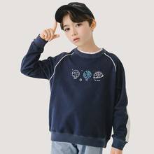 3 - 14 Years Boys Sweatshirt New Spring Long Sleeve Cartoon Print Pullovers Children Sport Hoodies Teen Uniform Clothing 2024 - buy cheap