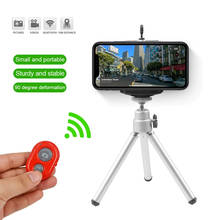 Mini portátil tripés selfie vara extensão pólo telescópico monopé tripé para xiaomi smartphone com bluetooth botão selfie 2024 - compre barato