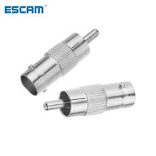 2Pcs/lot BNC Female to RCA Male Coax Cable Connector Coupler Adapter for CCTV Camera Audio Camera security system 2024 - buy cheap