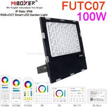 MiBoxer FUTC07 100W RGB+CCT LED Garden Light Waterproof Outdoor Lamp AC85-265V 2.4G Remote WiFi APP Alexa Voice Control 2024 - buy cheap