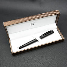 Pluma estilográfica negra elegante, caja de regalo, bolígrafo de tinta de estilo de moda, pluma de Metal de escritura de lujo, Hero 737, 1 ud. 2024 - compra barato