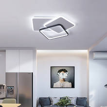 Creativity Modern led techo ceiling lights For Living room Bed room lights ceiling lamp Black+white led ceiling light fixtures 2024 - buy cheap