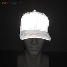 Новинка унисекс Светоотражающая бейсбольная кепка для мужчин и женщин Мужская Ночная светящаяся Клубная шляпа в стиле хип-хоп с регулируемым ремешком Casquette Gorros 2024 - купить недорого