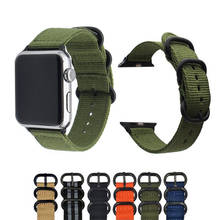 Correia de nylon, correia de nylon para apple watch 5 band 44mm 38mm 40mm 42mm, para apple watch 42mm 44mm 40mm para iwatch band 42mm 38mm 40mm 44mm 2024 - compre barato
