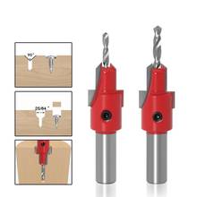 1Pcs 10mm Shank Hss Woodworking Countersink Drill Bit +Wrench Set Screw Cutter Woodworking Hole Saw For Metal Wood Drilling 2024 - buy cheap