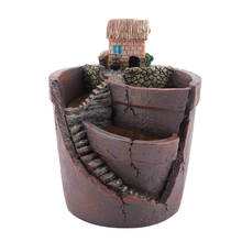 Maceta de resina con diseño de Cactus para el hogar, maceta de suculenta para jardín, decoración de escritorio 2024 - compra barato