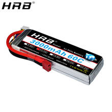 HRB-batería Lipo de 11,1 V y 3000mah para coche, conector XT90 de 60C, XT60, EC5 T, para Traxxas, TRX, avión, Dron, barco, camión, control remoto 2024 - compra barato