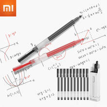 Xiaomi-Bolígrafo de Gel superduradero, 0,5mm, para firmar, recarga suiza, tinta roja y negra 2024 - compra barato