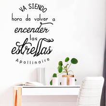 NEW spanish Wall Art Decal Decoration Fashion Sticker For Kids Room Decoration Sticker Mural 2024 - buy cheap