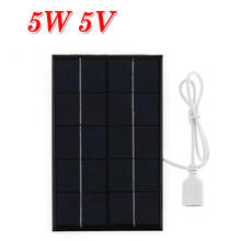 Carregador de energia solar, células solares de polissilício, para uso externo, carregador rápido, para viagem, escalada, acampamento, usb, painel solar portátil 2024 - compre barato