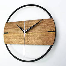 12 inch 3D Silent Vintage Wall Clock Modern Wooden Clocks Wood Wall Clock for Living Room Bedroom Home Decor 2024 - buy cheap