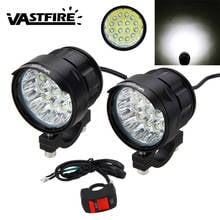 Faro LED antiniebla para motocicleta, lámpara de conducción con interruptor, 15W, 3500LM, 4V-84V, 16x XM-L T6, 1 Uds./2 uds. 2024 - compra barato