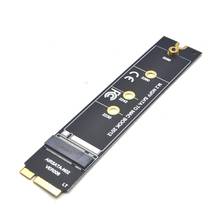 H1111z m2 ssd adaptador conector m.2 ngff ssd conversor adaptador raiser riser cartão para apple 2012 macbook ar a1465 a1466 novo 2024 - compre barato