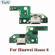 YuXi для Huawei honor 8 honor 8 док-разъем usb зарядный порт зарядного устройства гибкий кабель с микрофонная доска FRD-AL00 FRD-L19 2024 - купить недорого